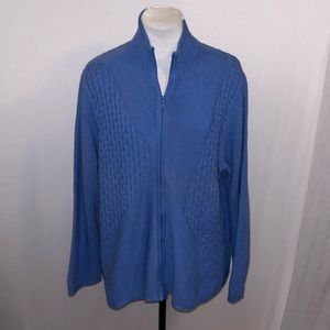 Coldwater Creek Traditional Sweater Blue XL